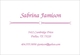 Jamison Calling Cards Image 1 of 2